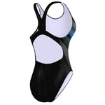 Custom team swimsuits designed custom for teams and custom swimsuits for teams by Zone Swimwear